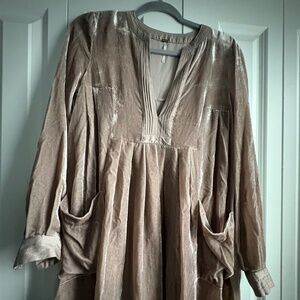 Free People Choose Me Velvet Mini Dress* Pls. See Pictures